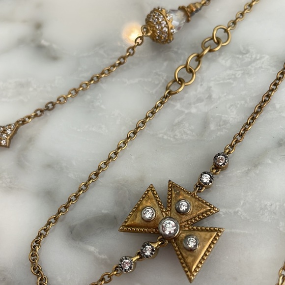 Freida Rothman long station necklace!  Classic and timeless accessory! - Picture 2 of 8